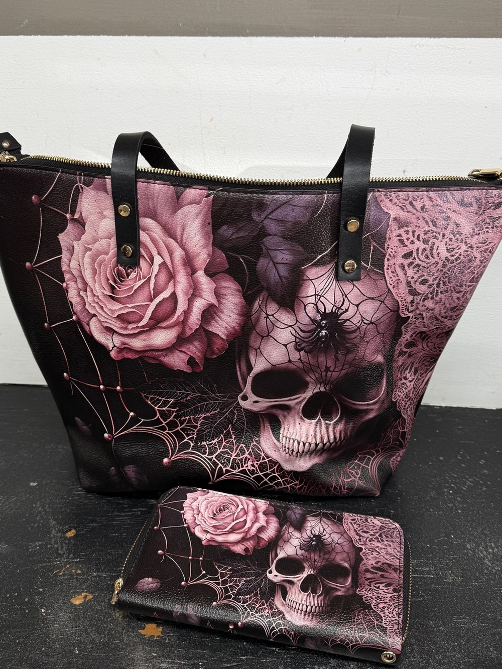 Skullette Bag & Wallett